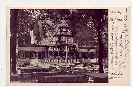 Koblenz Weindorf Winzerfest 1936 Koblenz Weindorf Winzerfest 1936