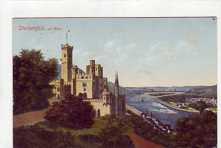 Koblenz Schloss Stolzenfels am Rhein 1915 Koblenz Schloss Stolzenfels am Rhein 1915