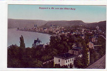 Boppard am Rhein , Eisenbahn Line vor 1945 Boppard am Rhein , Eisenbahn Line vor 1945