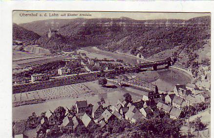 Oberhof an der Lahn mit Eisenbahn-Line 1924 Oberhof an der Lahn mit Eisenbahn-Line 1924