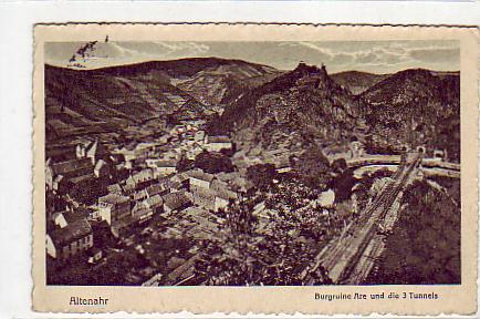 Altenahr Eisenbahn Tunnel 1925 Altenahr Eisenbahn Tunnel 1925