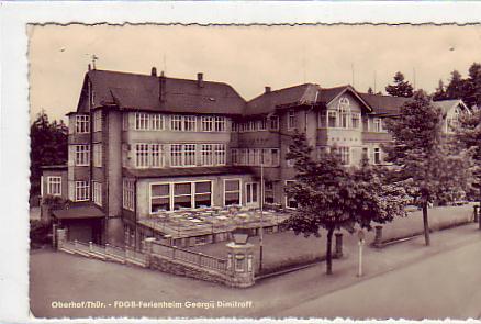 Oberhof in Thüringen Heim Dimitroff 1962 Oberhof in Thüringen Heim Dimitroff 1962