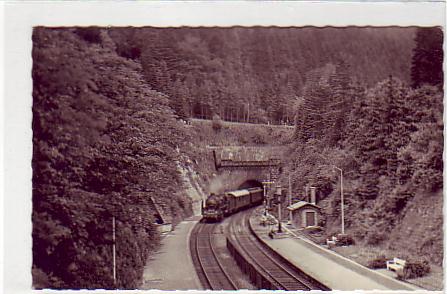 Oberhof in Thüringen Eisenbahn Tunnel 1958 Oberhof in Thüringen Eisenbahn Tunnel 1958