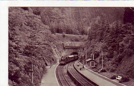 Oberhof in Thüringen Eisenbahn am Tunnel 1956 Oberhof in Thüringen Eisenbahn am Tunnel 1956