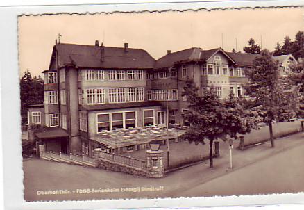 Oberhof in Thüringen Heim Dimitroff 1962 Oberhof in Thüringen Heim Dimitroff 1962