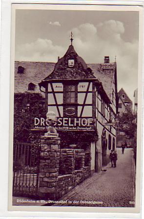 Rüdesheim im Rheingau Drosselhof vor 1945 Rüdesheim im Rheingau Drosselhof vor 1945