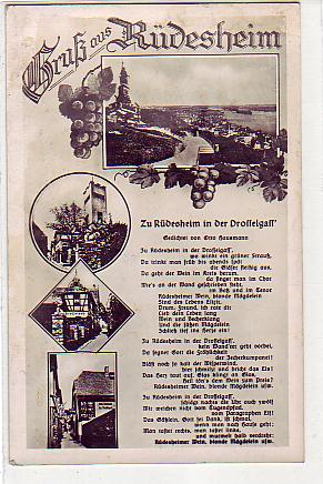 Rüdesheim im Rheingau ca 1950 Rüdesheim im Rheingau ca 1950