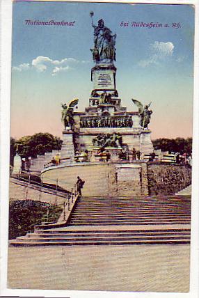 Rüdesheim im Rheingau Nationaldenkmal 1915 Rüdesheim im Rheingau Nationaldenkmal 1915
