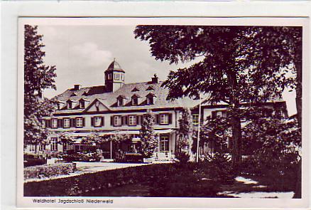 Rüdesheim im Rheingau Jagdschloss Niederwald vor 1945 Rüdesheim im Rheingau Jagdschloss Niederwald vor 1945
