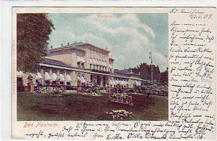 Bad Nauheim Kurhaus 1899 Bad Nauheim Kurhaus 1899