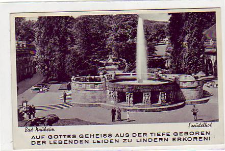 Bad Nauheim mit Werbung 1938 Bad Nauheim mit Werbung 1938