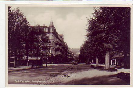 Bad Nauheim Parkstraße Foto Karte 1930 Bad Nauheim Parkstraße Foto Karte 1930