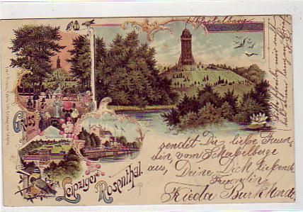 Leipzig Litho Rosenthal 1898 Leipzig Litho Rosenthal 1898