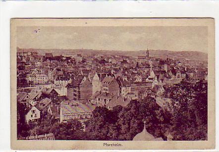 Pforzheim , alte Ansichtskarten , 1916 Pforzheim , alte Ansichtskarten , 1916