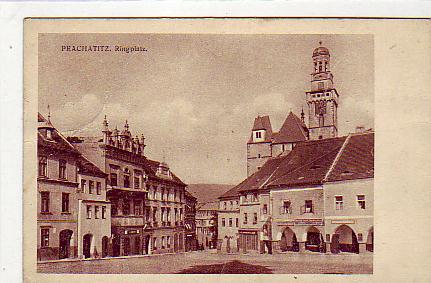 Prachatitz Ringplatz CSSR