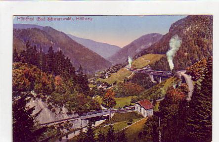 Höllental Höllsteig ,Eisenbahn 1913, alte Ansichtskarten , Höllental Höllsteig ,Eisenbahn 1913, alte Ansichtskarten ,