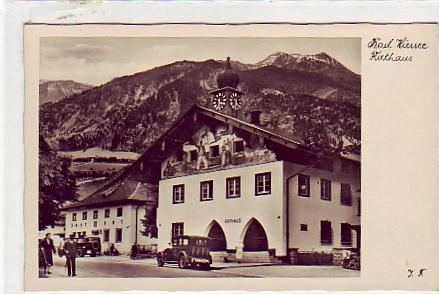 Bad Wiessee ,Tegernsee Rathaus , altes Auto Bad Wiessee ,Tegernsee Rathaus , altes Auto