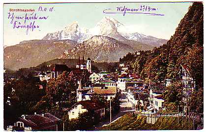 Berchtesgaden , Ansichtskarten , 1910 Berchtesgaden , Ansichtskarten , 1910