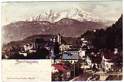 Berchtesgaden , Ansichtskarten , 1905 Berchtesgaden , Ansichtskarten , 1905