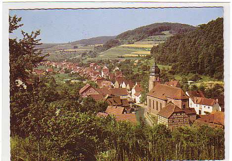 Heimbuchenthal im Spessart bei Aschaffenburg 1972 Heimbuchenthal im Spessart bei Aschaffenburg 1972