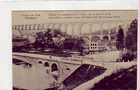 Muldental bei Penig , Eisenbahn-Brücke Muldental bei Penig , Eisenbahn-Brücke