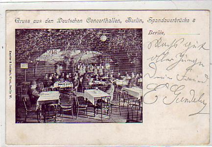 Berlin Mitte Restaurant Spandauerbrücke 1899 Berlin Mitte Restaurant Spandauerbrücke 1899