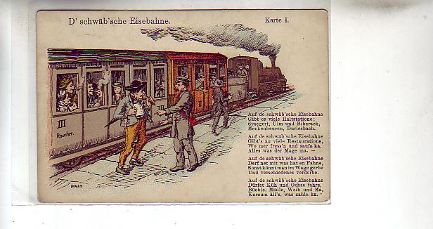 Schwäbische Eisenbahn ca 1910 Schwäbische Eisenbahn ca 1910