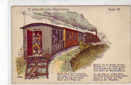 Schwäbische Eisenbahn ca 1910 Schwäbische Eisenbahn ca 1910