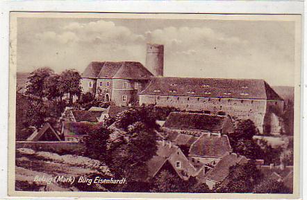 Belzig Burg Eisenhardt Sonderstempel Belzig Land 1931