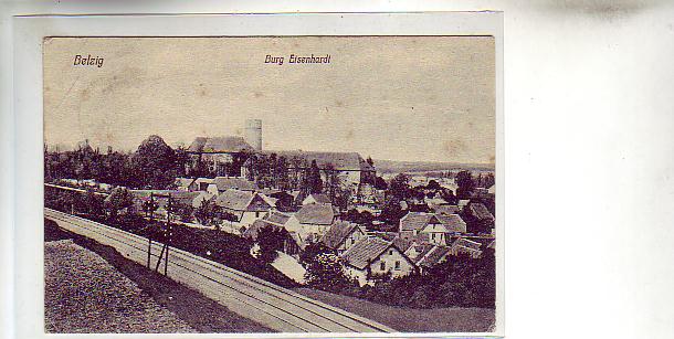 Belzig Burg Eisenhardt und Eisenbahn Line 1910 Belzig Burg Eisenhardt und Eisenbahn Line 1910