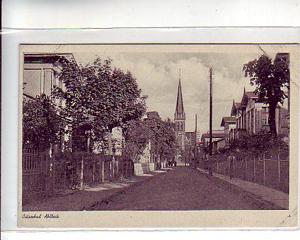 Ostseebad Ahlbeck Strasse ca 1940 Ostseebad Ahlbeck Strasse ca 1940