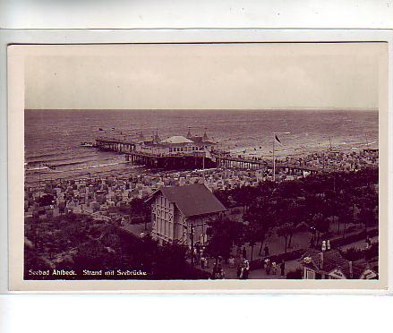 Ostseebad Ahlbeck Seebrücke vor 1945 Ostseebad Ahlbeck Seebrücke vor 1945