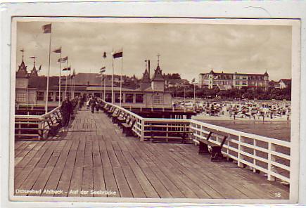 Ostseebad Ahlbeck Seebrücke 1942 Ostseebad Ahlbeck Seebrücke 1942