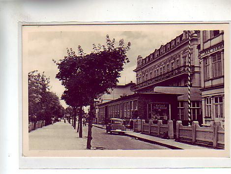 Ostseebad Ahlbeck Strasse ca 1940 Ostseebad Ahlbeck Strasse ca 1940