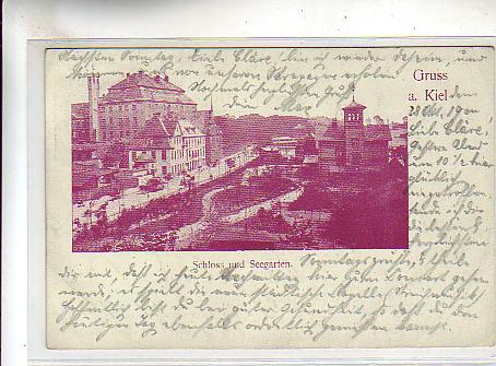 Kiel Schloss 1900 Kiel Schloss 1900