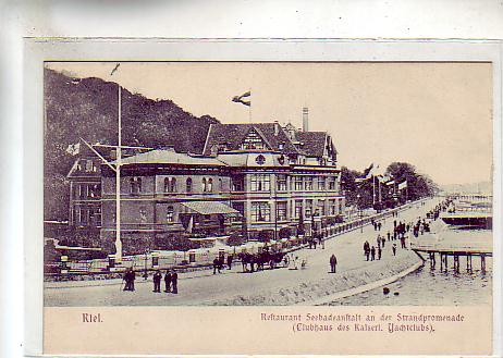 Kiel Restaurant Seebadeanstalt ca 1900 Kiel Restaurant Seebadeanstalt ca 1900