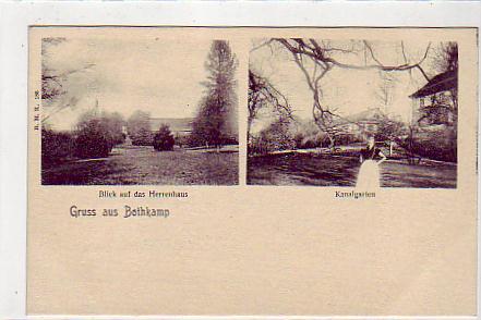 Bothkamp bei Kiel Herrenhaus und Kanalgarten ca 1900 Bothkamp bei Kiel Herrenhaus und Kanalgarten ca 1900