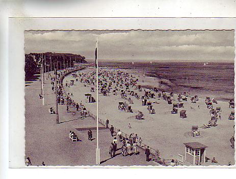 Lübeck Travemünde Strand ca 1960 Lübeck Travemünde Strand ca 1960