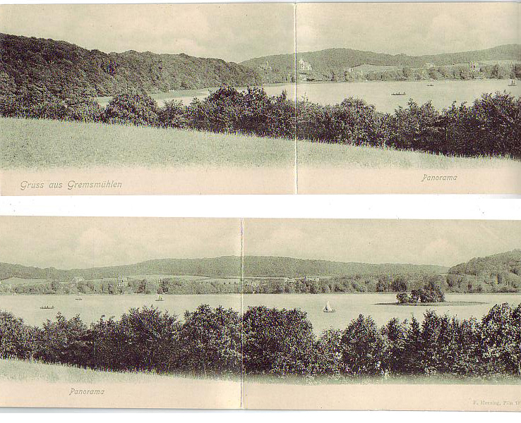 Malente Gremsmühlen 3 AK Klappkarte ca 1905 Malente Gremsmühlen 3 AK Klappkarte ca 1905