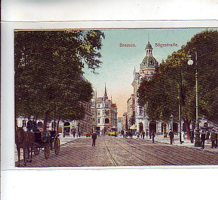 Bremen Sögestraße ca 1910 Bremen Sögestraße ca 1910