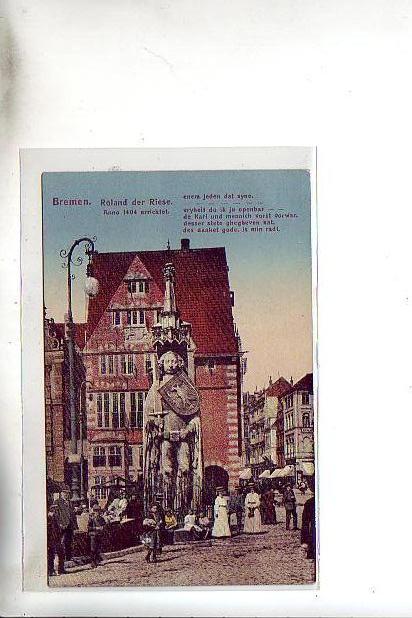 Bremen Roland ca 1910 Bremen Roland ca 1910