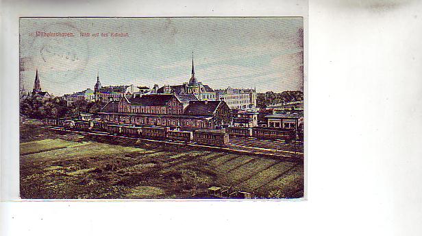 Wilhelmshaven Bahnhof,Eisenbahn 1910 Wilhelmshaven Bahnhof,Eisenbahn 1910
