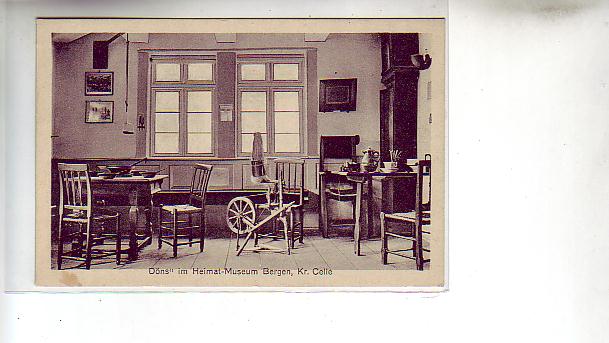 Bergen an der Dumme Döns im Heimat-Museum ca 1925 Bergen an der Dumme Döns im Heimat-Museum ca 1925
