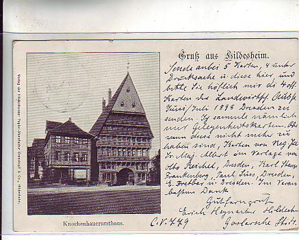 Hildesheim Knochenhaueramt 1898 Hildesheim Knochenhaueramt 1898