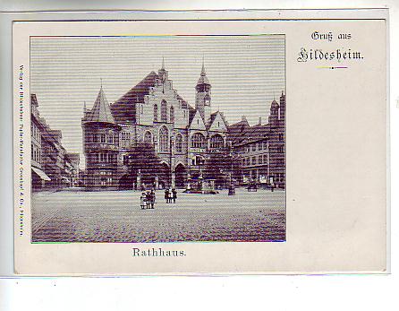 Hildesheim Rathaus ca 1900 Hildesheim Rathaus ca 1900