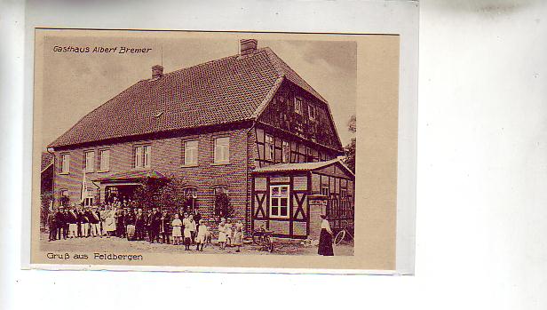 Feldbergen bei Hildesheim Gasthaus Albert Bremer ca 1925 Feldbergen bei Hildesheim Gasthaus Albert Bremer ca 1925