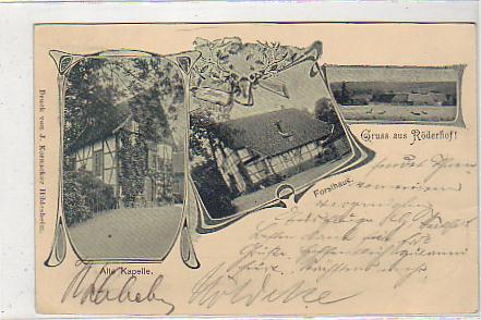 Röderhof bei Hildesheim,Bad Salzdetfurth Forsthaus,1904 Röderhof bei Hildesheim,Bad Salzdetfurth Forsthaus,1904