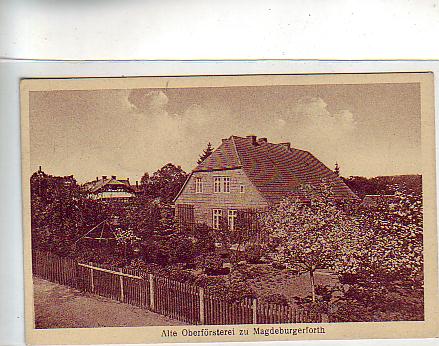Magdeburgerforth Kr.Burg Försterei ca 1925 Magdeburgerforth Kr.Burg Försterei ca 1925