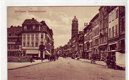 Göttingen Weenderstrasse ca 1915 Göttingen Weenderstrasse ca 1915