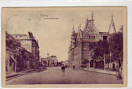 Elbing Westpreussen Friedrichstrasse 1920